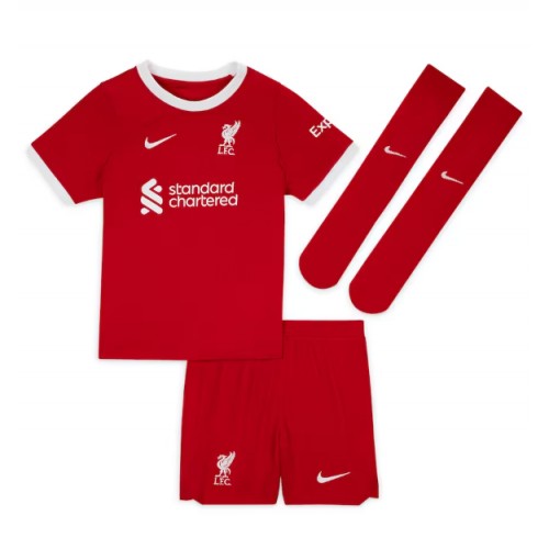 Liverpool Darwin Nunez #9 Replika Babytøj Hjemmebanesæt Børn 2023-24 Kortærmet (+ Korte bukser)
